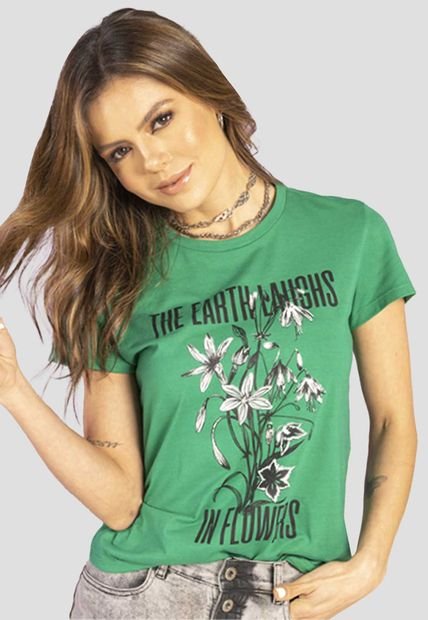 Camiseta Mujer Verde Atypical 6675