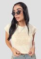 Camiseta Mujer Caqui Atypical 104945 de Atypical