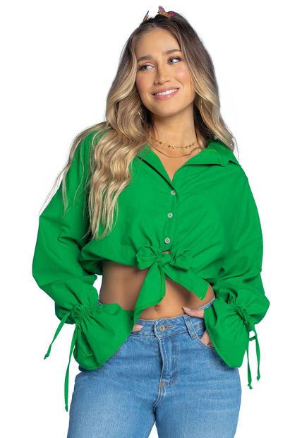 Camisa Mujer Verde Atypical 4330