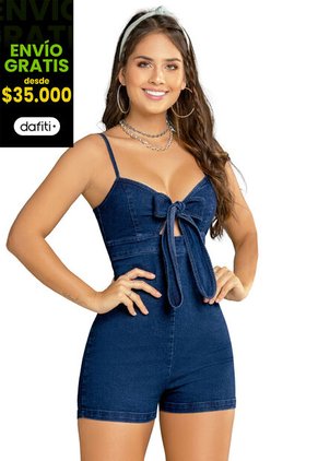 Enterizo Corto Juvenil Azul Oscuro Atypical 83297