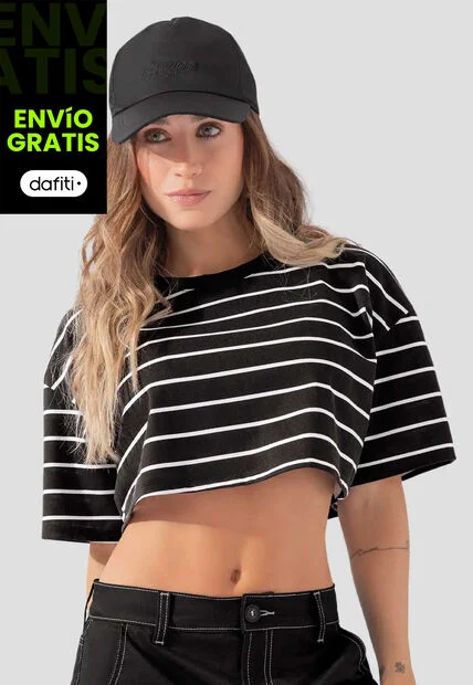 Camiseta Paq X2 Mujer Multicolor Atypical 111180