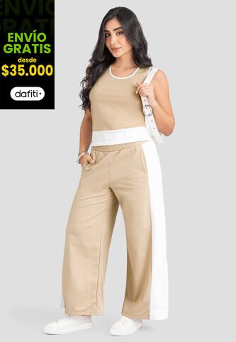 Conjunto Mujer Latte Atypical 113272 Atypical