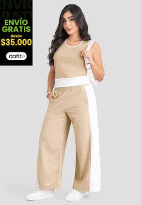 Conjunto Mujer Latte Atypical 113272