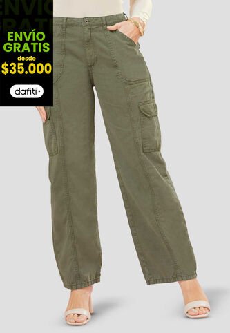 Jean Mujer Aceituna Atypical 112740 Atypical