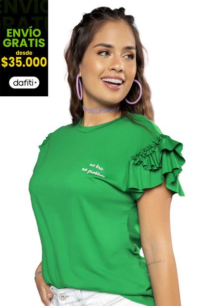 Blusa Mujer Verde Atypical 87104