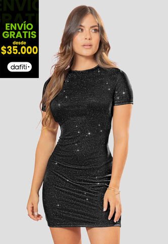 Vestido Mujer Negro Atypical 113168 Atypical