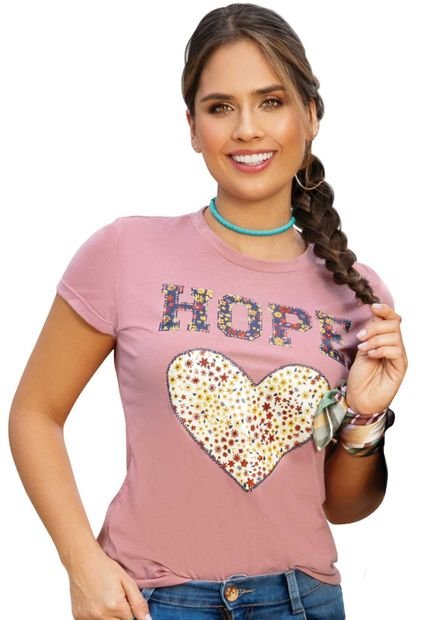 Camiseta Mujer Rosa Atypical 93002