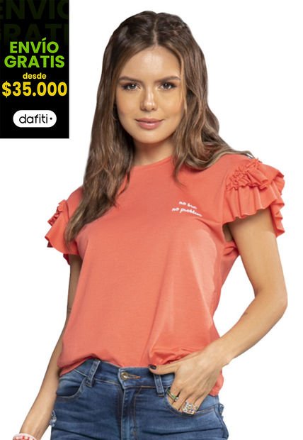 Blusa Mujer Coral Atypical 87104