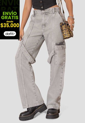 Jean Mujer Gris Claro Atypical 112648 Atypical