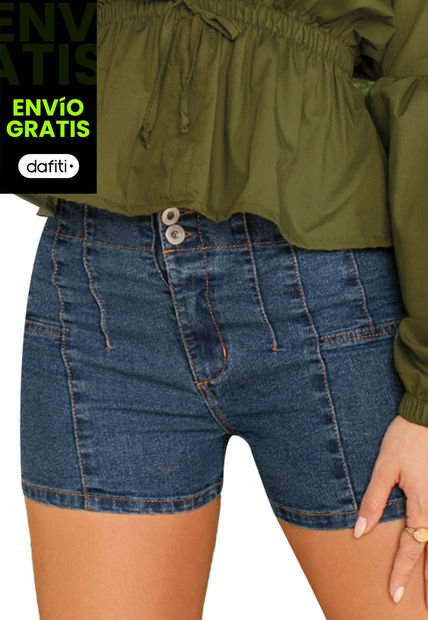 Short Mujer Azul Atypical 34753