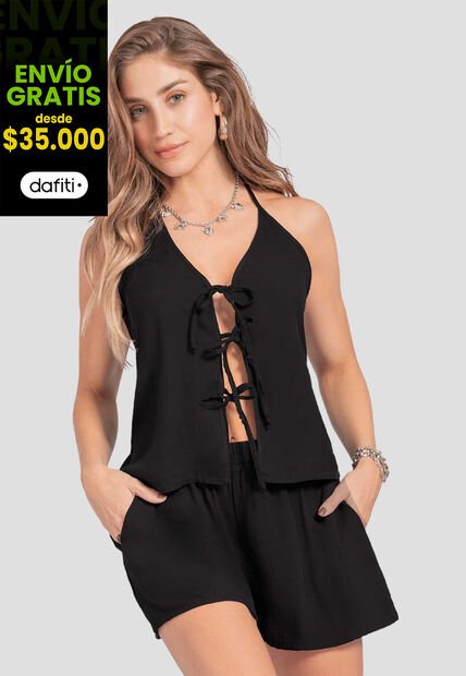 Conjunto Mujer Negro Atypical 107864