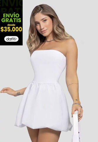 Vestido Mujer Blanco Atypical 110785 Atypical