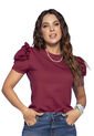 Camiseta Mujer Vinotinto Atypical 32570 de Atypical