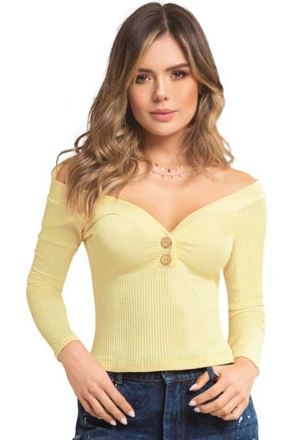 Blusa Mujer Amarillo Atypical 79000