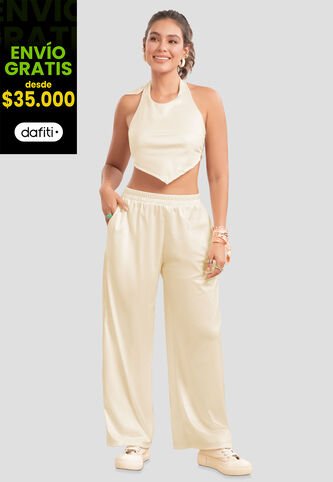 Conjunto Mujer Caqui Atypical 105699 Atypical