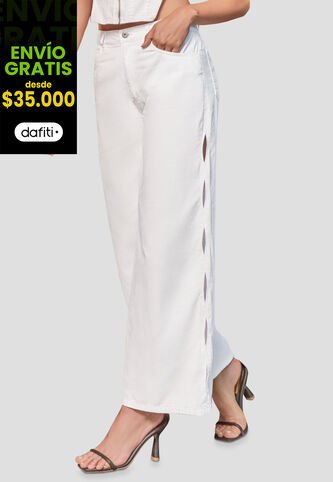 Jean Mujer Blanco Atypical 105532 Atypical