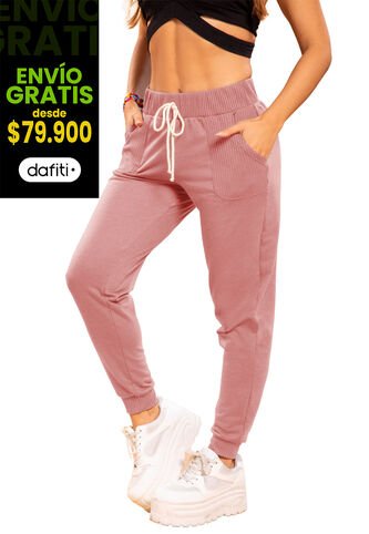 Jogger Mujer Rosa Atypical 96922 Atypical