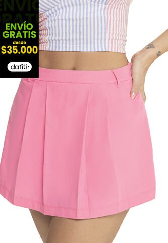 Falda Short Mujer Rosa Atypical 9575 Atypical