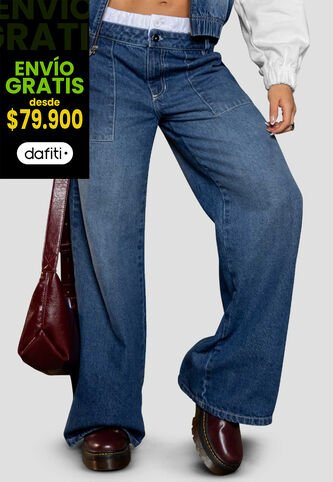 Jean Mujer Azul Oscuro Atypical 114461 Atypical
