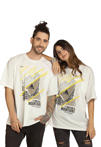 Camiseta Mujer Marfil Atypical 9579