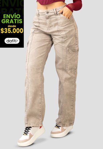 Jean Mujer Caqui Atypical 103247 Atypical