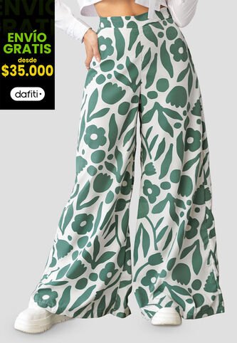 Pantalón Mujer Verde Atypical 100125 Atypical