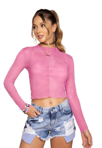 Camiseta Mujer Rosado Atypical 9590