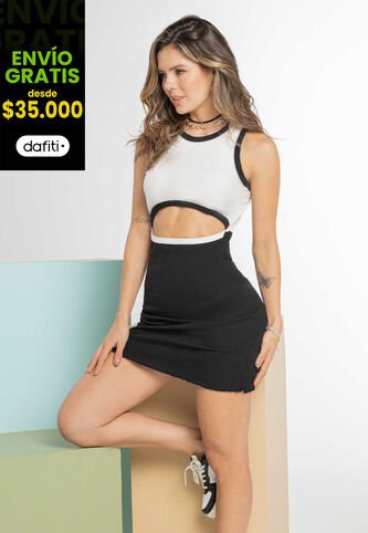 Vestido Mujer Azul Atypical 419 Atypical