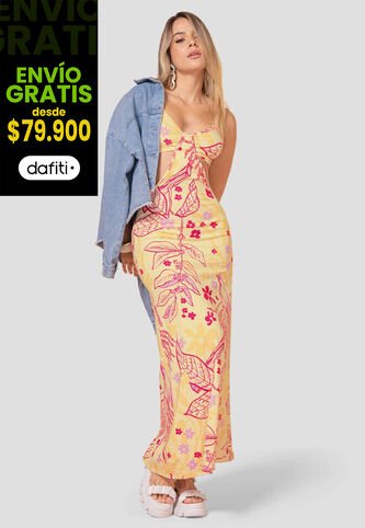 Vestido Mujer Estampado Atypical 113971 Atypical