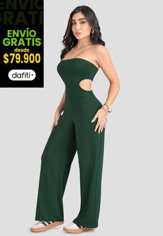 Enterizo Largo Mujer Verde Pino Atypical 110792 Atypical