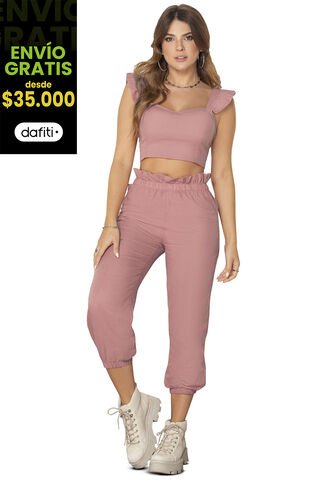 Conjunto Mujer Rosa Atypical 92464 Atypical