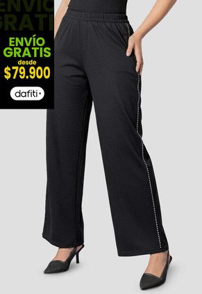 Pantalón Mujer Negro Atypical 112834