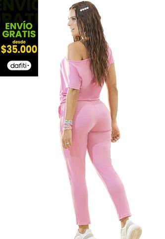 Enterizo Largo Mujer Rosa Atypical 1493 Atypical