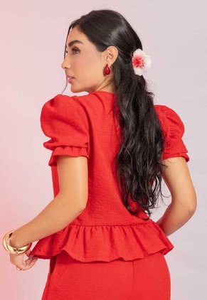 Blusa Mujer Rojo Atypical 112488