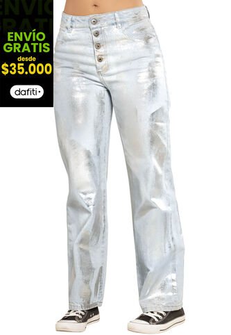 Jean Mujer Gris Atypical 2928 Atypical