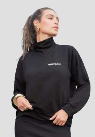 Buzo Mujer Negro Atypical 111950 Atypical