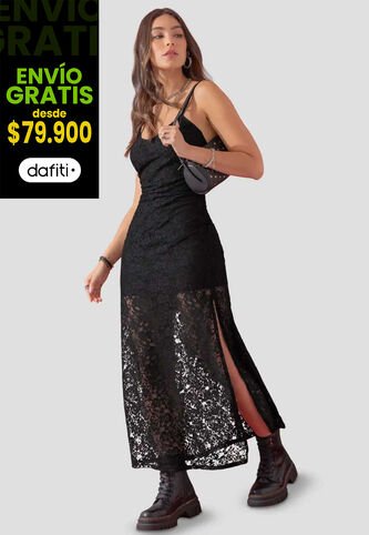 Vestido Mujer Negro Atypical 111392 Atypical