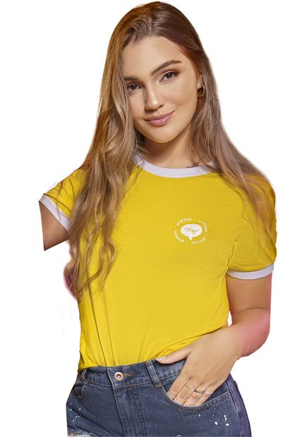 Camiseta Juvenil Amarillo Atypical 92669