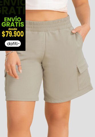 Bermuda Short Mujer Café Pardo Atypical 693 Atypical