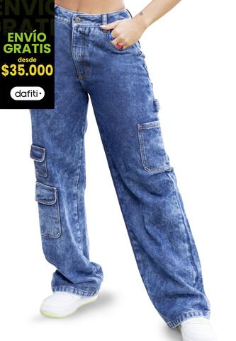 Jean Mujer Azul Oscuro Atypical 2452 Atypical