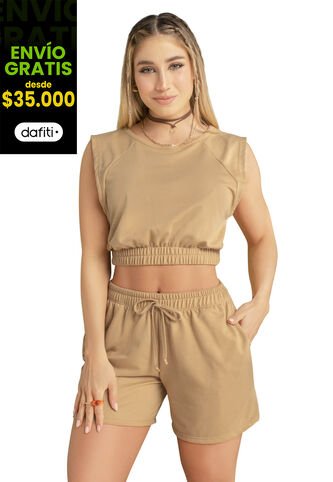 Conjunto Mujer Caramelo Atypical 34764 Atypical