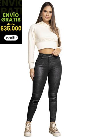 Jean Mujer Negro Atypical 5783 Atypical