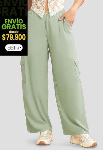 Pantalón Mujer Verde Oliva Atypical 105481 Atypical