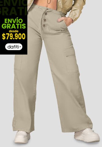 Pantalón Mujer Beige Atypical 104897 Atypical