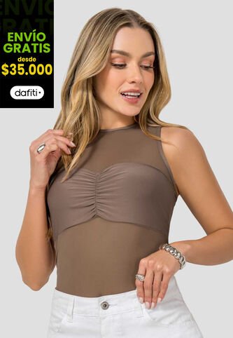 Blusa Mujer Chocolate Atypical 113973 Atypical