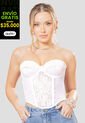 Corset Mujer Blanco Atypical 110587 de Atypical