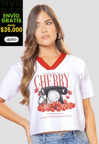 Camiseta Mujer Blanco Atypical 110145 Atypical