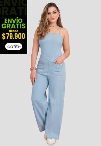 Enterizo Largo Mujer Azul Atypical 103402 Atypical