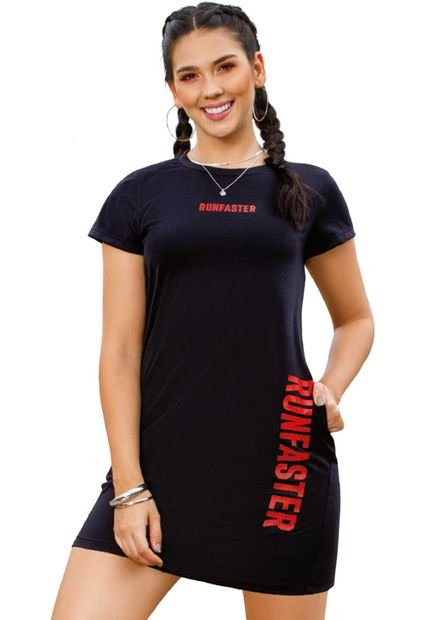 Vestido Mujer Negro Atypical 82985
