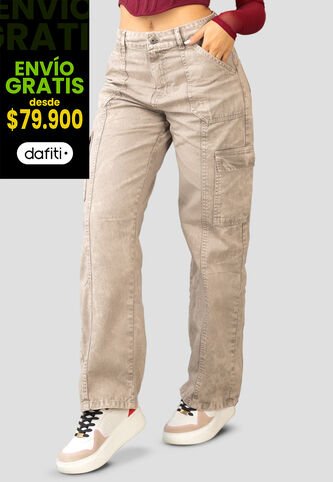 Jean Mujer Caqui Atypical 103247 Atypical